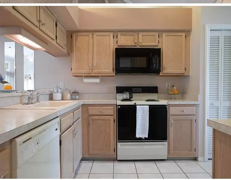 Airbnb interior design kitchen renovation Donna Allen C