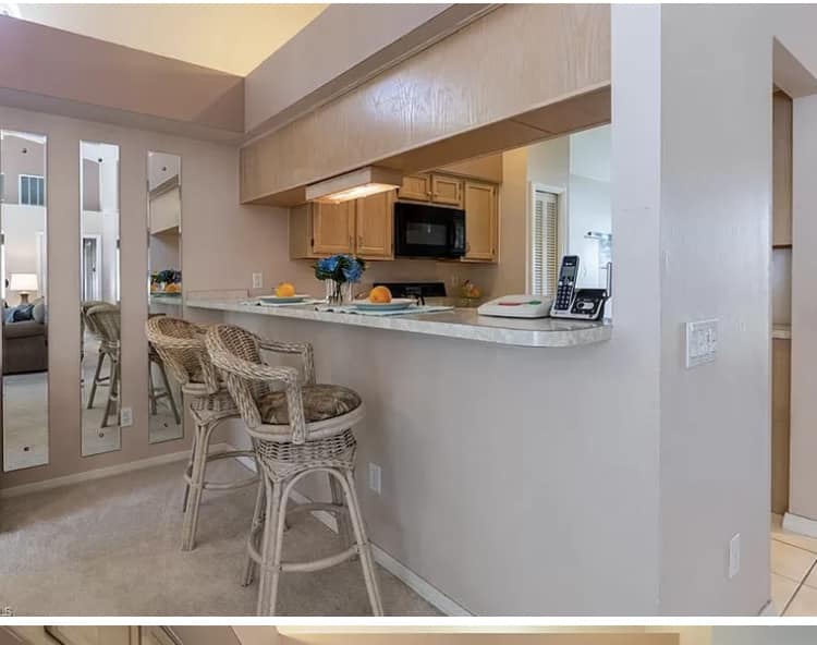 Airbnb interior design kitchen renovation Donna Allen C
