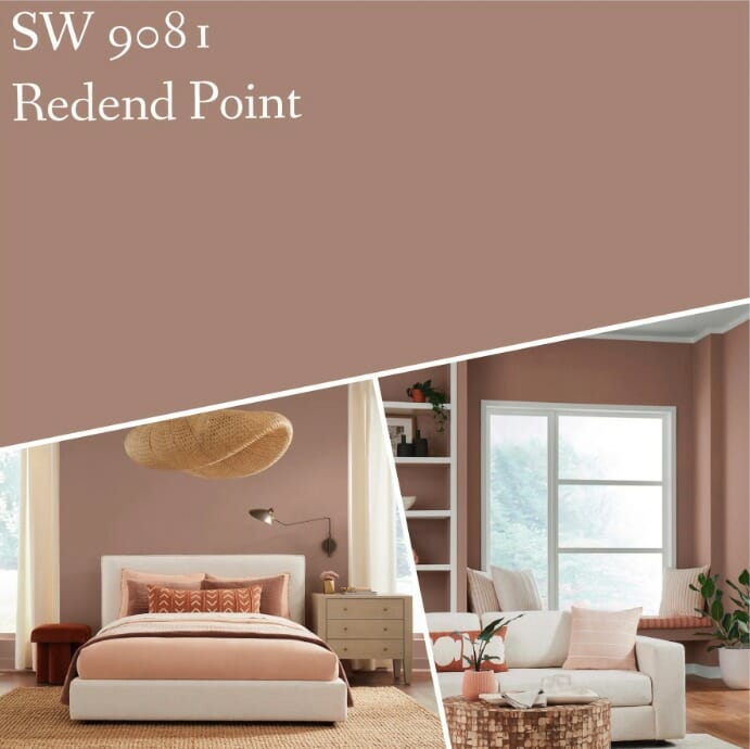 2023 Color Trends - Color - Sherwin Williams Redend Point