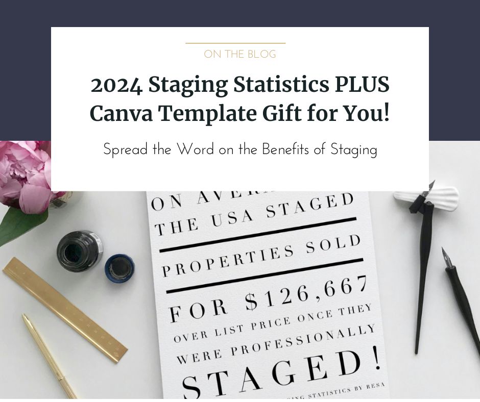 Awesome 2024 Staging Statistics - FREE Canva Template Too