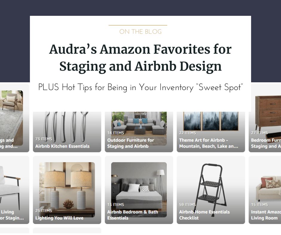 Amazon Favorites for Staging and Airbnb