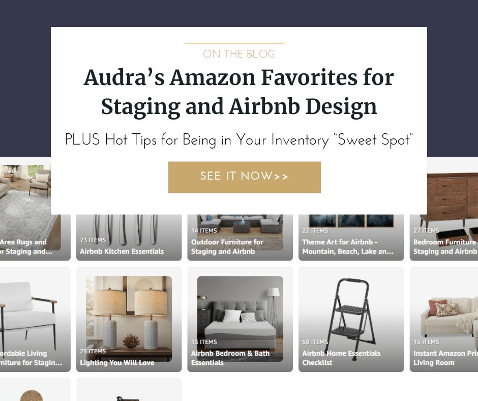 Amazon Favorites for Staging and Airbnb