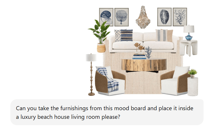 AI and Design Mood Boards Beach House by Chatgpt AI and Design Mood Boards Beach House by Chatgpt