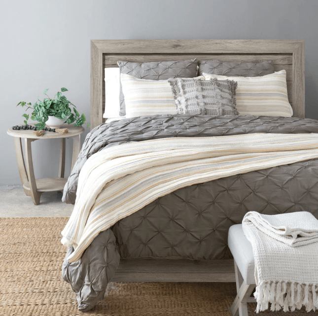 Beautiful designer bedding for house staging-Lush Decor