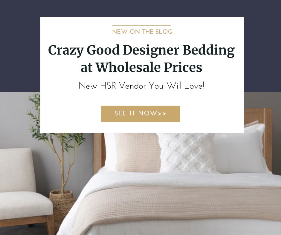 crazy good bedding for house staging
